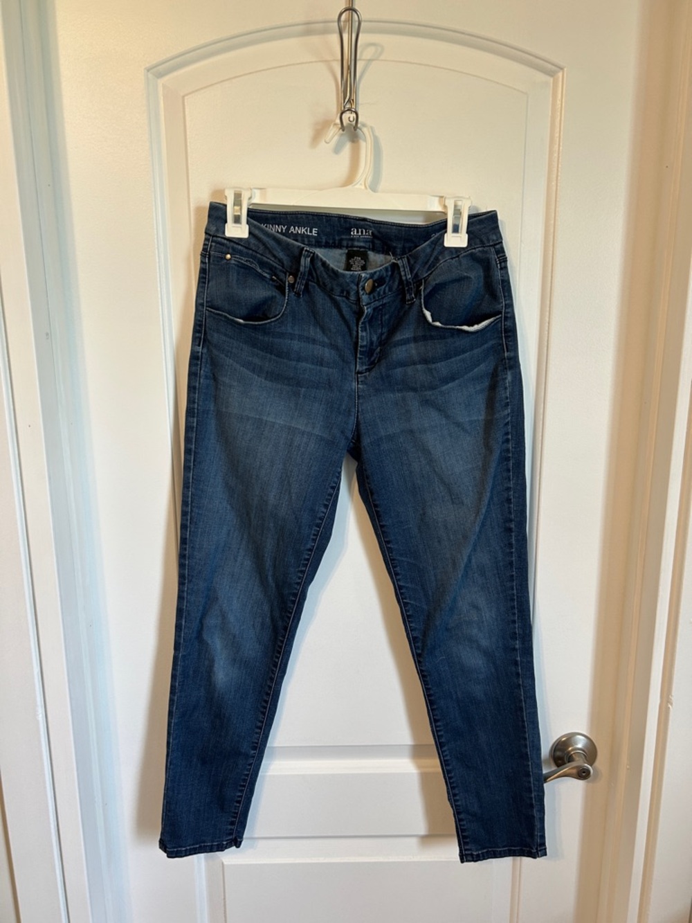 a.n.a Indigo Ankle Skinny Jeans